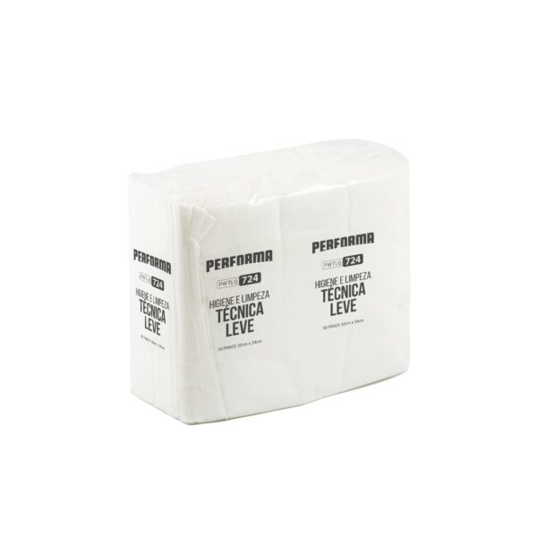 embalagem de O pano não tecido proporciona baixo desprendimento de fiapos, alta resistência e maciez, além de mais absorção e capacidade de arraste.