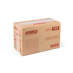Papel toalha interfolhado folha simples (caixa com 2.000 folhas)