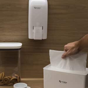 Dispenser de Mesa Papel Toalha - Branco